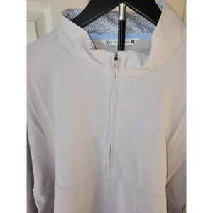 7 Diamonds Oxygenate 1/4 Zip Mens Pullover XLarge Anti-Odor Quick Dry In Gray